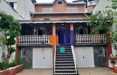 Sobrado com 3 dormitórios à venda, 287 m² por r$ 1.300.000,00 - matriz - mauá/sp