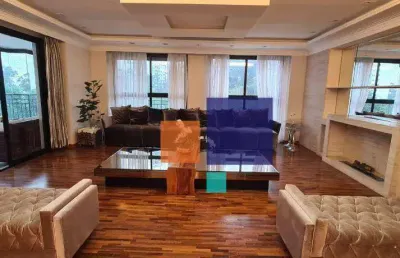Apartamento com 4 dormitórios, 370 m² - venda por r$ 4.300.000,00 ou aluguel por r$ 45.135,00/mês - santo amaro - são paulo/sp