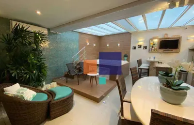 Casa com 4 dormitórios à venda, 350 m² por r$ 2.090.000,00 - jardim três marias - guarujá/sp