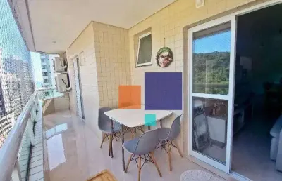 Apartamento com 2 dormitórios à venda, 76 m² por r$ 700.000,00 - canto do forte - praia grande/sp
