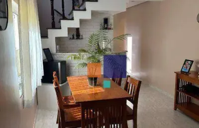Sobrado com 3 dormitórios à venda, 340 m² por r$ 850.000,00 - parque são vicente - mauá/sp
