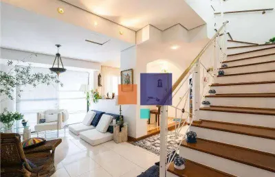 Cobertura com 3 dormitórios à venda, 177 m² por r$ 1.700.000,00 - vila uberabinha - são paulo/sp