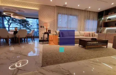 Apartamento com 3 dormitórios à venda, 153 m² por r$ 2.200.000,00 - jardim - santo andré/sp