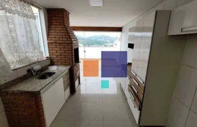 Cobertura duplex com 2 dormitórios à venda, 78 m² por r$ 370.000 - vila progresso - santo andré/sp
