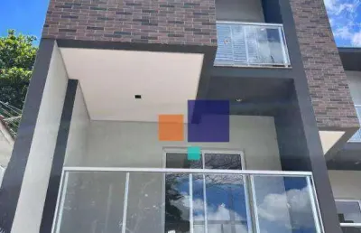 Sobrado com 3 dormitórios à venda, 120 m² por r$ 739.000,00 - parque novo oratório - santo andré/sp