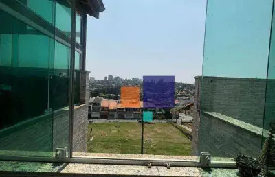 Cobertura com 2 dormitórios à venda, 96 m² por r$ 390.000,00 - jardim las vegas - santo andré/sp
