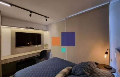 Apartamento a venda com 24m², 1 quarto, 1 banheiro sendo 1 suite - brooklin