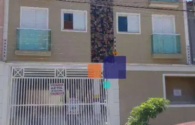 Cobertura com 2 dormitórios à venda, 49 m² por r$ 375.000,00 - jardim santo alberto - santo andré/sp