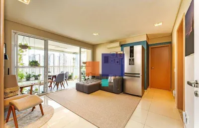 Apartamento a venda com 107m²,  3 quartos, 4 banheiros, sendo 1 suite e 2 vagas - vila andrade