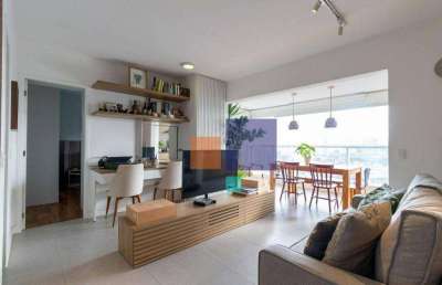Apartamento a venda com  63m², 1 quarto, 2 banheiros sendo 1 suite  e 1 vaga -  jardim glória