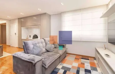 Apartamento a venda com 95m², 2 quartos, 3 banheiros sendo 2 suites e 2 vagas - campo elíseos