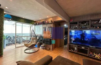 Apartamento 120m² com 2 suíte (3º dormitório reversível) e 1 vaga - vende-se na guilhermina (praia grande)