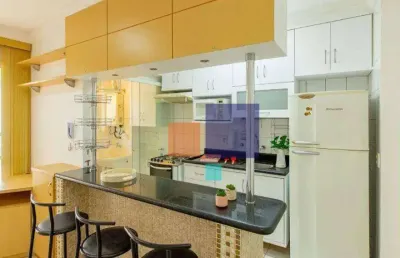 Apartamento a venda com 52m², 2 quartos, 1 banheiro sendo 1 vaga - vila olímpia