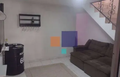 Sobrado com 2 dormitórios à venda, 119 m² por r$ 399.000,00 - vila camilópolis - santo andré/sp