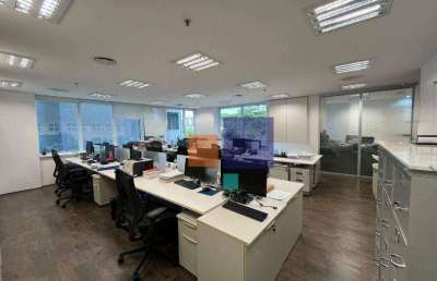 Conjunto comercial mobiliado 172m², 4 vagas - aluga-se na cidade monções
