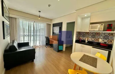 Apartamento a venda com 35m², 1 quarto, 1 banheiro sendo 1 vaga - moema