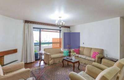 Apartamento a venda com 146m², 4 quartos, 4 banheiros sendo 1 suite e 2 vagas - moema