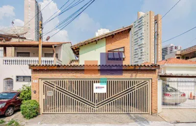 Sobrado 250m² com 3 dormitórios (1 suíte), 3 vagas, lareira e churrasqueira - vende-se na vila romana