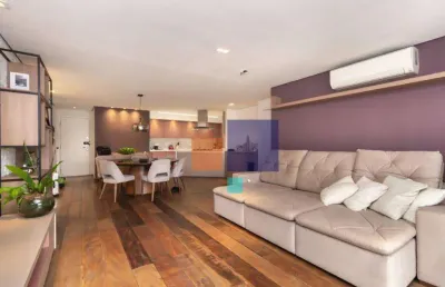 Apartamento mobiliado 106m² com 2 suítes e 2 vagas - vende-se no campo belo