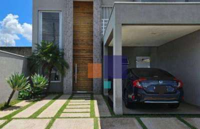 Casa com 3 dormitórios à venda, 150 m² por r$ 1.000.000,00 - jardim park real - indaiatuba/sp