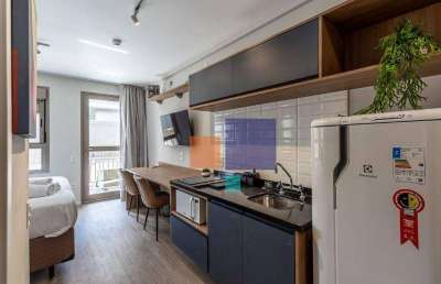 Studio com 1 dormitório à venda, 27 m² por r$ 460.000,00 - sumarezinho - são paulo/sp