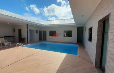 Execelente casa 03 quartos - 02 suítes - piscina - mobiliada
