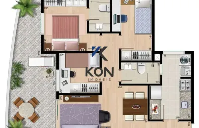 Apartamento a venda no cic-apartment for sale in cic curitiba pr brasil.