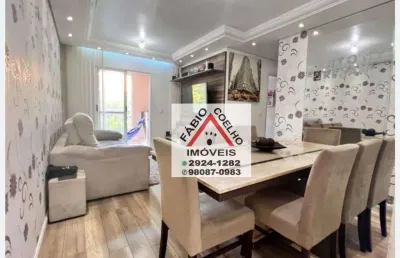 Apartamento espetacular  com 3 dormitórios à venda, 76 m² - vila das belezas - são paulo/sp