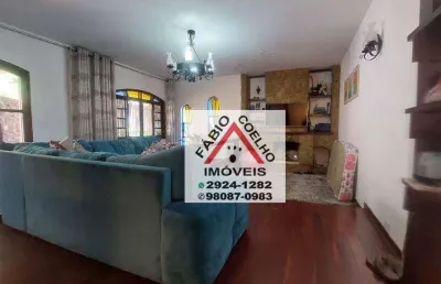 Casa com 3 dormitórios 4 vagas, piscina. churrasqueira, canil, educula,  salão de jogos à venda, 450 m² por r$ 1.800.000 - pedreira - são paulo/sp