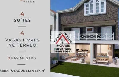 Ville com 4 dormitórios à venda, 664 m² por r$ 7.350.000 - alto da boa vista - são paulo/sp