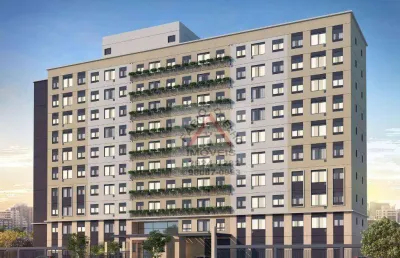 Apartamento com 2 dormitórios à venda, 34 m² - campo grande - são paulo/sp