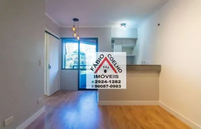 Apartamento studio, reformado com lazer no morumbi - 30 m² com 1 dormitório e 1 vaga