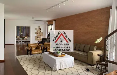 Apartamento com 4 dormitórios à venda, 280 m² - real parque - são paulo/sp