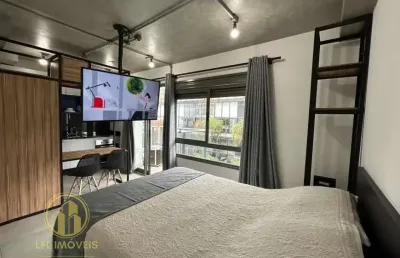 Studio mobiliado para locação: 30 m², 1 vaga. vila madalena
