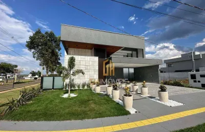 Casa à venda, 232 m² por r$ 2.200.000,00 - terras alpha 01 - senador canedo/go