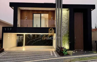 Sobrado à venda, 365 m² por r$ 2.300.000,00 - jardins bolonha - senador canedo/go