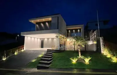 Sobrado à venda, 276 m² por r$ 1.990.000,00 - jardins bolonha - senador canedo/go