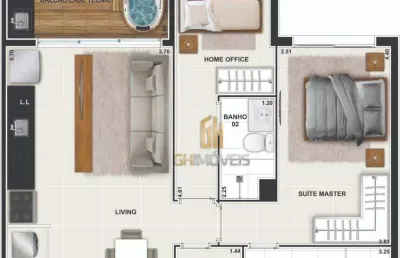 Apartamento à venda, 72 m² por r$ 865.000,00 - setor bueno - goiânia/go