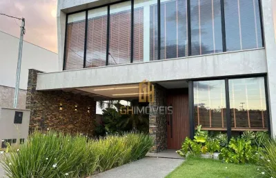 Sobrado à venda, 230 m² por r$ 2.100.000,00 - jardins capri - senador canedo/go