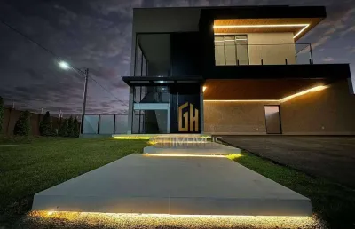 Sobrado à venda, 260 m² por r$ 1.980.000,00 - jardins capri - senador canedo/go