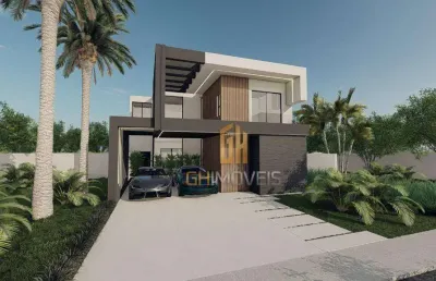 Sobrado à venda, 218 m² por r$ 1.610.000,00 - jardins capri - senador canedo/go