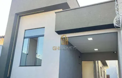 Casa com 3 dormitórios à venda, 116 m² por r$ 420.000,00 - parque das nações - aparecida de goiânia/go