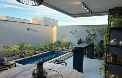 Casa com 3 dormitórios à venda, 172 m² por r$ 1.280.000,00 - jardins bolonha - senador canedo/go