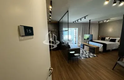 Apartamento garden mobiliado 1 dormitorio e 2 vagas na chacara santo amtonio