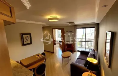 Aluguel de apartamento em indianópolis, são paulo-sp: 2 quartos, 1 suíte, 2 banheiros - 58m² de conforto!