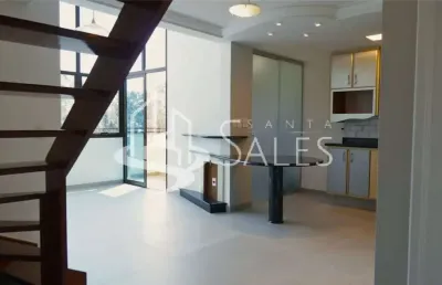 Apartamento luxuoso à venda no paraíso do morumbi, são paulo-sp: 1 quarto, 1 suite, 1 sala, 2 banheiros, 2 vagas, 61m².