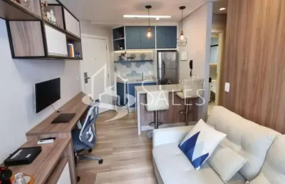 Apartamento à venda em moema, são paulo-sp: 1 quarto, 1 sala, 1 banheiro, 1 vaga de garagem!