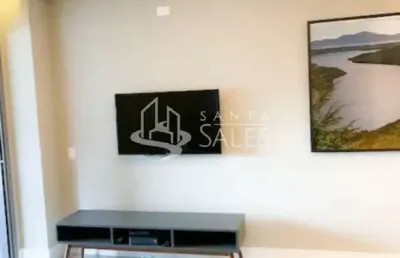 Apartamento de 1 quarto no brooklin paulista, são paulo-sp: 1 suíte, sala, banheiro, vaga de garagem, 43m² de área.