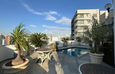 Cobertura de luxo em moema: 3 quartos, 3 suítes, 7 salas, 6 banheiros, 7 vagas de garagem, 472m² de área. confira!