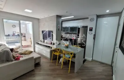 Venda de apartamento de 2 quartos na vila guarani - são paulo-sp: 91m², suíte, sala, banheiros e vaga de garagem!